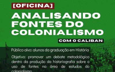 Caliban organiza oficina de Análise de Fontes